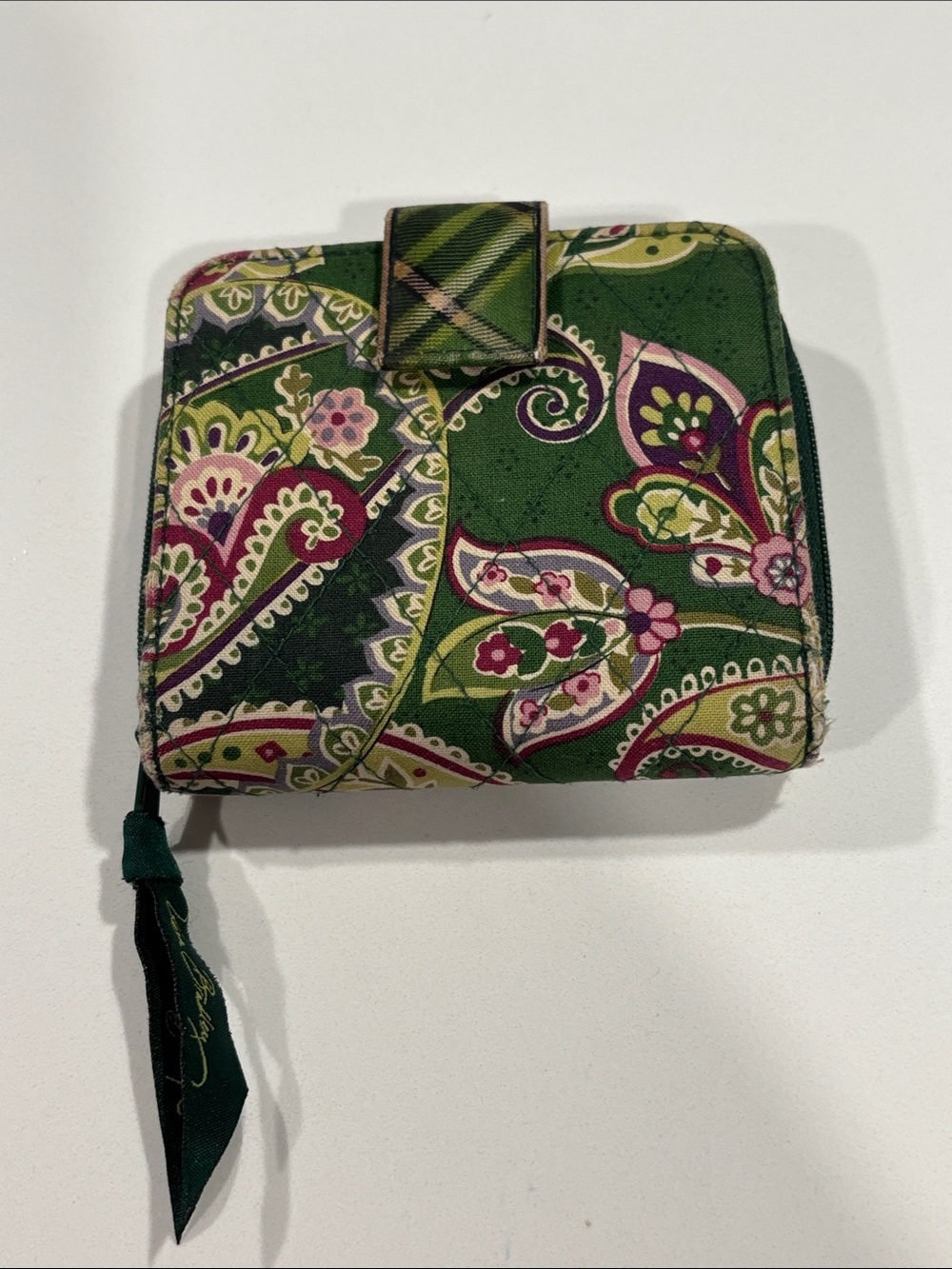 Vera Bradley Paisley Green Wallet
